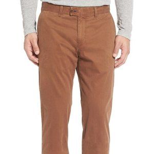 BRAX Men's 40/31 Caramel Evans Flat Front Chinos